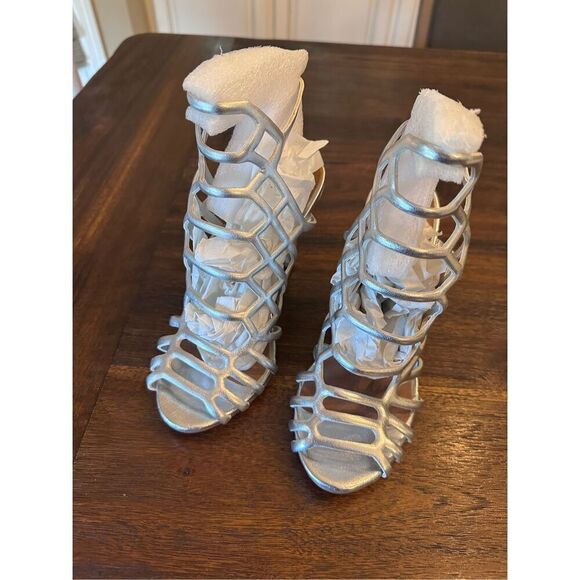 Madden Girl Womens Directt Cage Heels - Picture 1 of 12